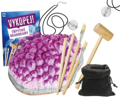 Albi Vykopej! Třpytivé drahokamy malý mineralog
