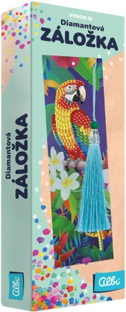 Albi Vyrob si Záložka diamantová papoušek kreativní sada