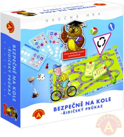 Alexander Hra Bezpečně na kole - řidičský průkaz (společenská hra)