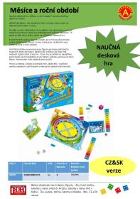 Alexander HRA Měsíc a roční období desková (společenská hra)