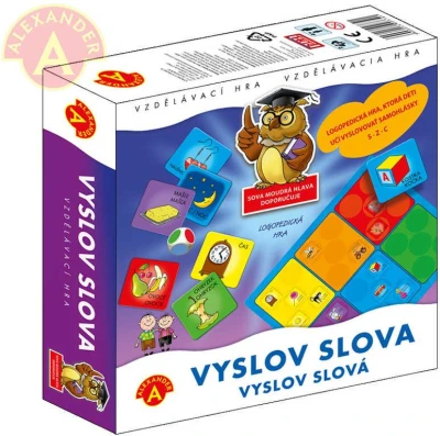 Alexander Hra Vyslov slova didaktická logopedická (společenská hra)
