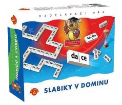Alexander Hra vzdělávací Slabiky v dominu (společenská hra)