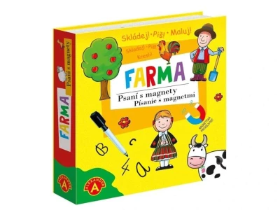 Alexander Psaní s magnety - set Farma - kreslení, aranžování Alexander Psaní s magnety - set Farma - kreslení, aranžování