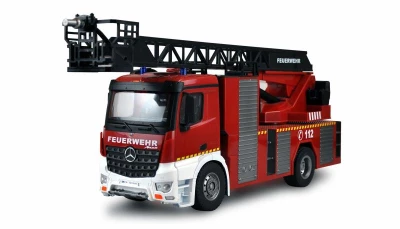 Amewi RC hasičský vůz Mercedes-Benz Arocs 1:18 s žebříkem a stříkačkou + sleva 300,- na příslušenství Amewi RC hasičský vůz Mercedes-Benz Arocs 1:18 s žebříkem a stříkačkou + sleva 300,- na příslušenství