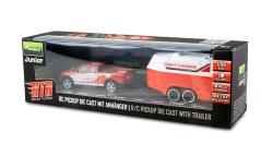 Amewi RC Pickup s přívěsem pro koně 1:64