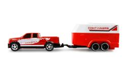 Amewi RC Pickup s přívěsem pro koně 1:64