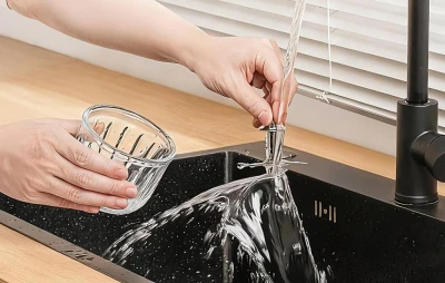 AMZCHEF CE-F5-CW bílo-růžový přístroj na přípravu dětské výživy