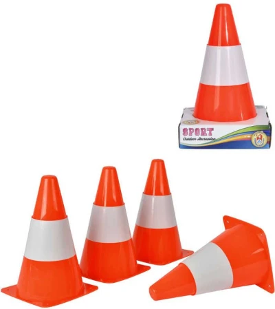 ANDRONI Kužely dopravní výstražné 29cm set 4ks plast ANDRONI Kužely dopravní výstražné 29cm set 4ks plast