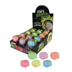 Antistresový míček zvířátko svítící ve tmě mačkací Antistresový míček zvířátko svítící ve tmě mačkací