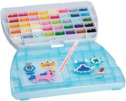Aquabeads set luxusní kabelka s korálky 1400ks s doplňky spojování vodou