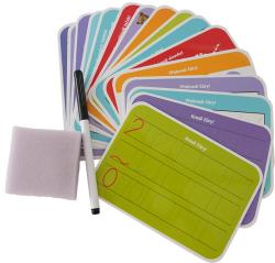 ARTO Čísla naučný set psaní čísel 16 karet s fixem a houbičkou