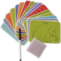 ARTO Čísla naučný set psaní čísel 16 karet s fixem a houbičkou