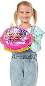 Asmodee Babycorns S1 Miminko s doplňky 15 překvapení v kolébce 4 druhy