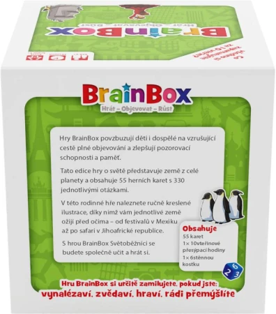 Asmodee BRAINBOX HRA Světoběžníci (společenská hra)