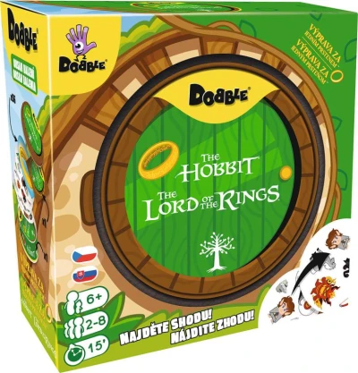 Asmodee Hra Dobble Hobbit Pán prstenů CZ (společenská hra)