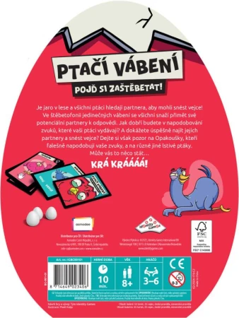ASMODEE Hra karetní Ptačí vábení (společenská hra)