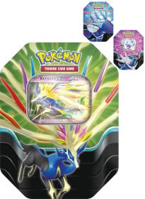 Asmodee Hra Pokémon TCG: Azure Legends Tin 4x booster v kovovém boxu 3 druhy