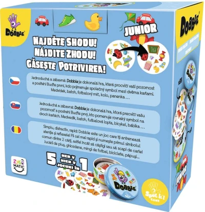 Asmodee Hra postřehová Dobble Junior CZ (společenská hra)