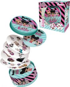 Asmodee Hra postřehová Dobble L.O.L. plechová krabička (společenská hra)