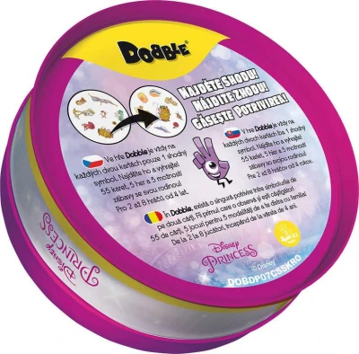 Asmodee Hra postřehová Dobble Princezny Disney (společenská hra)