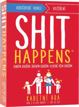 Asmodee Hra Shit Happens Rodičovské trable (rozšíření) (společenská hra) Asmodee Hra Shit Happens Rodičovské trable (rozšíření) (společenská hra)