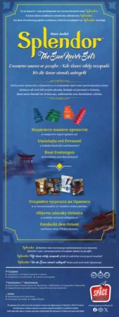 Asmodee Hra Splendor: Kde slunce nikdy nezapadá (rozšíření)