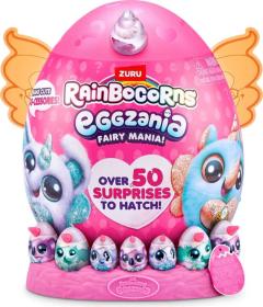 Asmodee Rainbocorns: Eggzania Fairy Mania mega velké vajíčko 50 překvapení