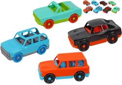 Autíčko baby barevné plastové volný chod 4 druhy 2 barvy