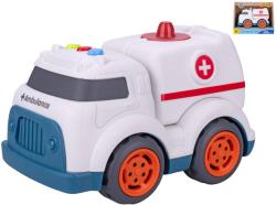 Auto baby ambulance volný chod sanitka na baterie Světlo Zvuk Auto baby ambulance volný chod sanitka na baterie Světlo Zvuk