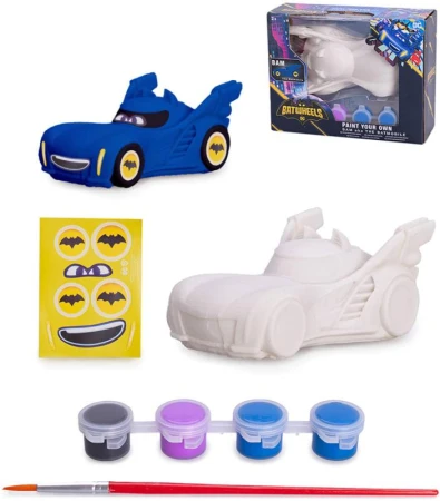 Auto Batwheels Bam keramický model kreativní set s barvami k pomalování Auto Batwheels Bam keramický model kreativní set s barvami k pomalování