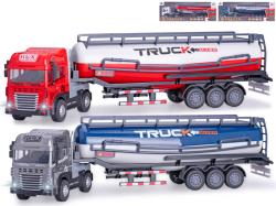 Auto cisterna kovová 1:24 na setrvačník na baterie Světlo Zvuk 2 barvy Auto cisterna kovová 1:24 na setrvačník na baterie Světlo Zvuk 2 barvy