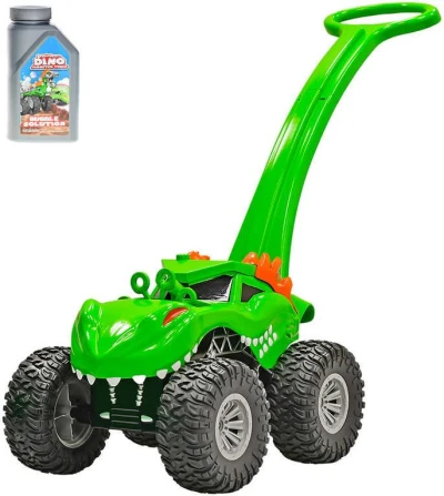 Auto dinosaurus monster truck 30cm s bublifukovačem zelené s náplní na baterie Auto dinosaurus monster truck 30cm s bublifukovačem zelené s náplní na baterie