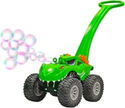 Auto dinosaurus monster truck 30cm s bublifukovačem zelené s náplní na baterie