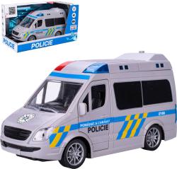 Auto dodávka česká policie CZ design na setrvačník na baterie Světlo Zvuk Auto dodávka česká policie CZ design na setrvačník na baterie Světlo Zvuk