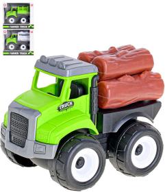 Auto farmářské 16-17cm na setrvačník 3 druhy plast Auto farmářské 16-17cm na setrvačník 3 druhy plast