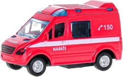 Auto hasiči / policie / ambulance sanitka CZ zpětný chod 8cm 3 druhy kov