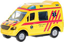 Auto hasiči / policie / ambulance sanitka CZ zpětný chod 8cm 3 druhy kov