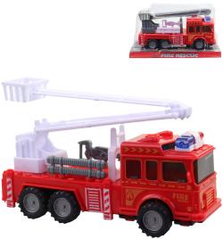 Auto hasičské požární vozidlo s žebříkem hasiči plast Auto hasičské požární vozidlo s žebříkem hasiči plast