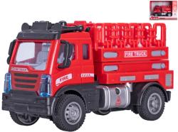 Auto hasičské se zvedací plošinou hasiči zpětný chod plast