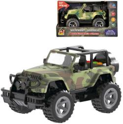 Auto Jeep vojenské army vozidlo na setrvačník 23cm na baterie Zvuk CZ plast Auto Jeep vojenské army vozidlo na setrvačník 23cm na baterie Zvuk CZ plast