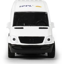 Auto kovová dodávka přepravní společnost PPL zpětný chod