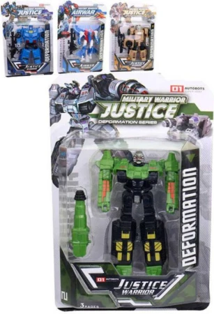Auto / letadlo robot s transformací 13cm transrobot měnící se 4 druhy plast Auto / letadlo robot s transformací 13cm transrobot měnící se 4 druhy plast