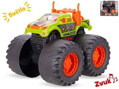 Auto monster truck 28cm, světlo, zvuk - zelené, černé Auto monster truck 28cm, světlo, zvuk - zelené, černé
