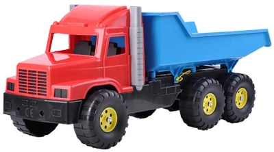Auto nákladní 77cm červeno-modré sklápěčka (Tatra) na písek plast Auto nákladní 77cm červeno-modré sklápěčka (Tatra) na písek plast
