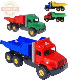 Auto nákladní 77cm různé barvy sklápěčka (Tatra) na písek plast Auto nákladní 77cm různé barvy sklápěčka (Tatra) na písek plast