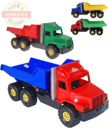 Auto nákladní 77cm různé barvy sklápěčka (Tatra) na písek plast Auto nákladní 77cm různé barvy sklápěčka (Tatra) na písek plast