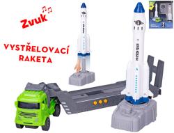 Auto nákladní na setrvačník + vesmírná vystřelovací raketa na baterie Zvuk