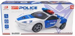 Auto policejní 360 rotace narážecí policie na baterie Světlo Zvuk