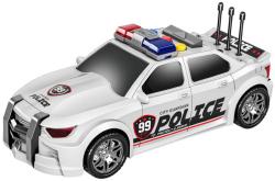 Auto policejní bílé 1:16 Policie 25cm na baterie Světlo Zvuk