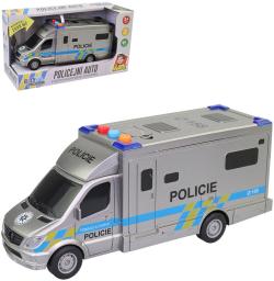 Auto policejní dodávka česká Policie na baterie Světlo Zvuk CZ plast Auto policejní dodávka česká Policie na baterie Světlo Zvuk CZ plast